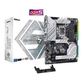 AsRock, Z690 Steel Legend, LGA 1700, DDR5, 192gb, 4800mhz, ATX, 1, 1, 1, 3, 8, 2x8pin