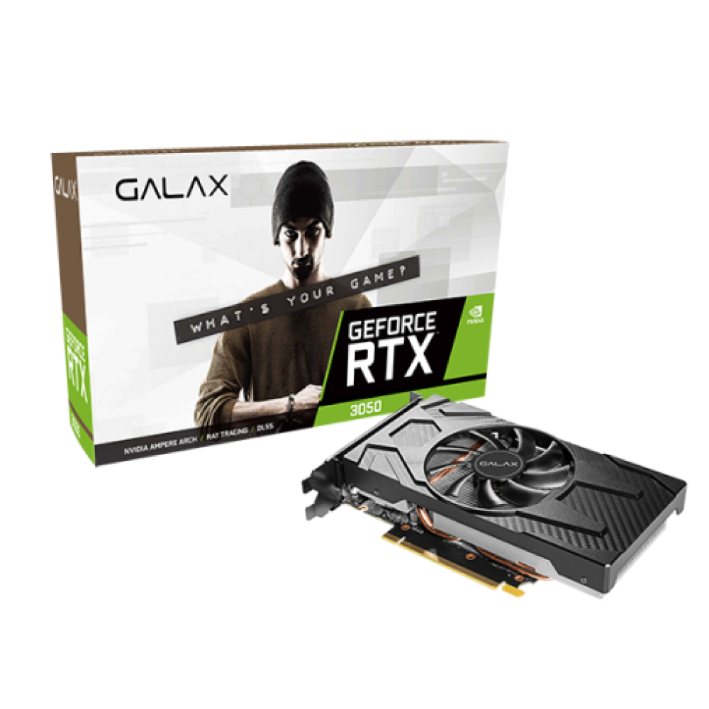 GALAX, RTX 3050, 8GB, GDDR6, 128Bit, 130W, 600W, 2...