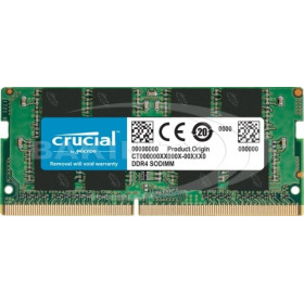 Crucial, DDR 4, 16GB, 3200 Mhz, 1, Отсутсвует, SODIMM