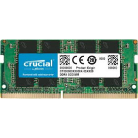 Crucial, DDR4, 4GB, 2400 MHz, 1, Отсутсвует, SODIMM Для ноутбуков